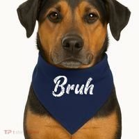 Fresh Seriously Bruh Brah Bro Dude Hip Hop Urban Slang USA-Made Doggie Bandana thumb 1