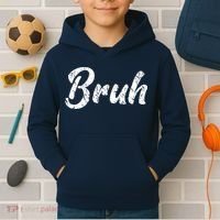 Fresh Seriously Bruh Brah Bro Dude Hip Hop Urban Slang Kids Hoodie thumb 2