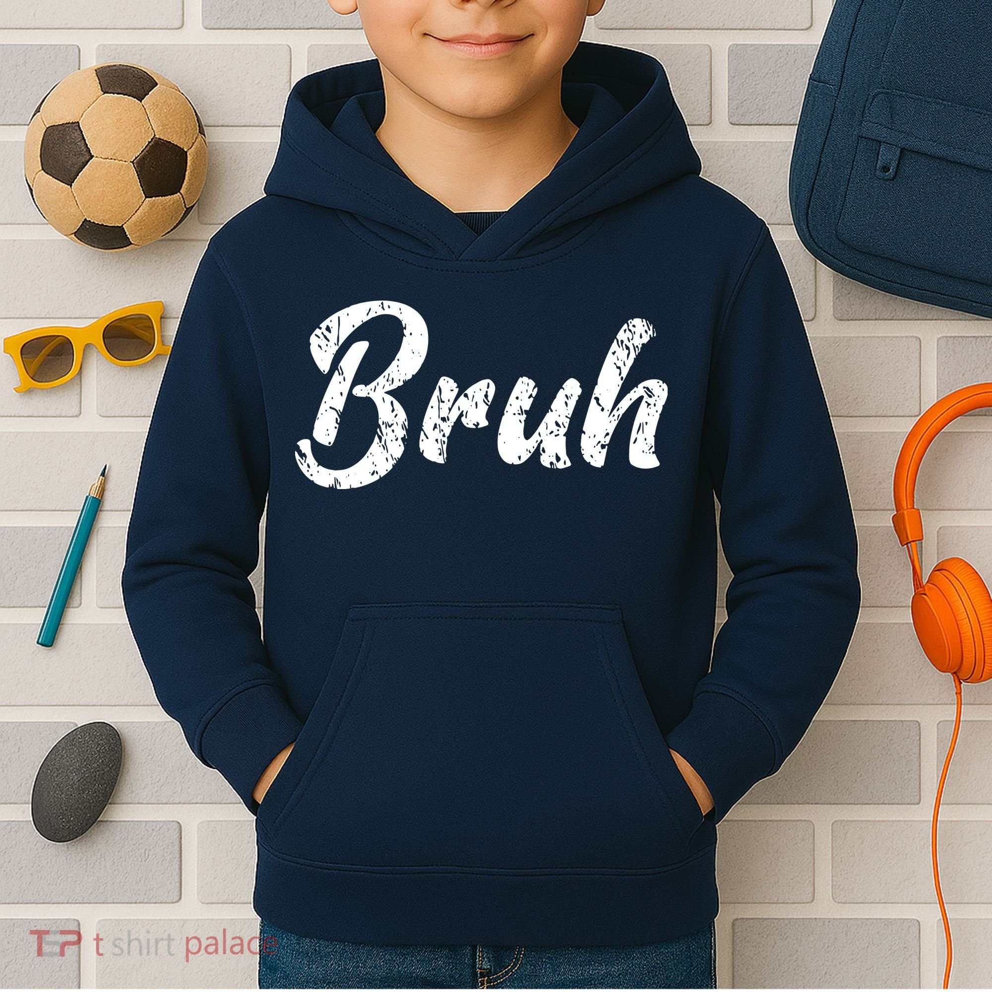 Fresh Seriously Bruh Brah Bro Dude Hip Hop Urban Slang Kids Hoodie
