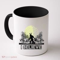 Funny Sasquatch Bigfoot Easter Bunny Ears Cryptid Monster Coffee Mug thumb 0