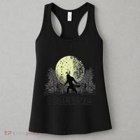 Funny Sasquatch Bigfoot Easter Bunny Ears Cryptid Monster Women's Tank Top thumb 3