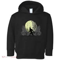 Funny Sasquatch Bigfoot Easter Bunny Ears Cryptid Monster Toddler Hoodie thumb 0