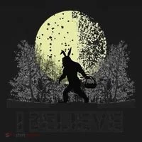 Funny Sasquatch Bigfoot Easter Bunny Ears Cryptid Monster Toddler Hoodie thumb 2