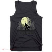 Funny Sasquatch Bigfoot Easter Bunny Ears Cryptid Monster Tank Top thumb 0