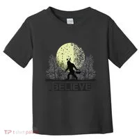 Funny Sasquatch Bigfoot Easter Bunny Ears Cryptid Monster Toddler T-Shirt thumb 0