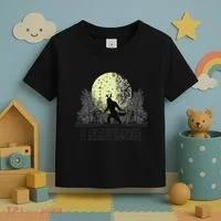 Funny Sasquatch Bigfoot Easter Bunny Ears Cryptid Monster Toddler T-Shirt thumb 3