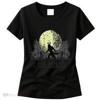 Funny Sasquatch Bigfoot Easter Bunny Ears Cryptid Monster Women's T-Shirt thumb 0