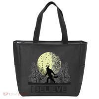 Funny Sasquatch Bigfoot Easter Bunny Ears Cryptid Monster Tote Bag thumb 0