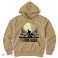 Funny Sasquatch Bigfoot Easter Bunny Ears Cryptid Monster Hoodie thumb 0