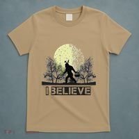 Funny Sasquatch Bigfoot Easter Bunny Ears Cryptid Monster T-Shirt thumb 5