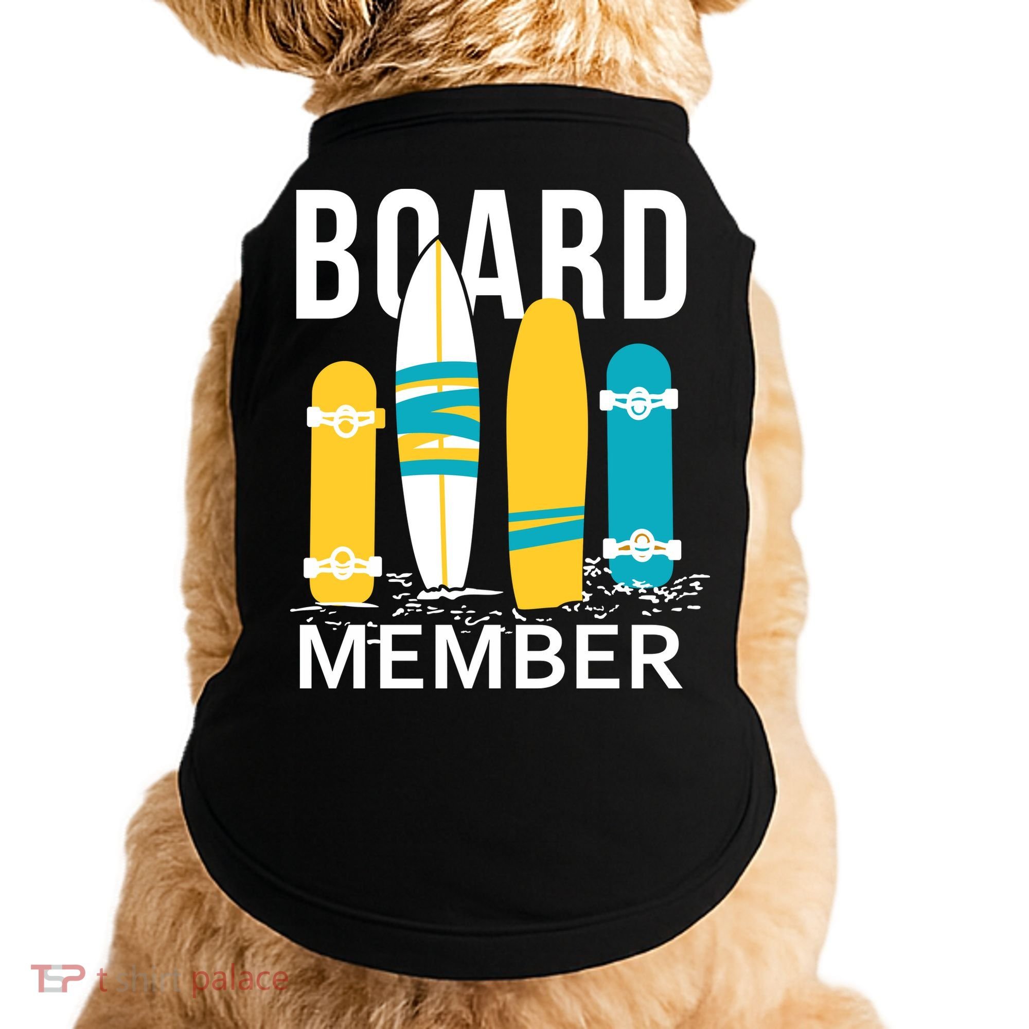 Funny Surfing Board Member Doggie Tank