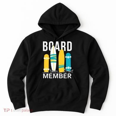 Funny Surfing Board Member Hoodie
