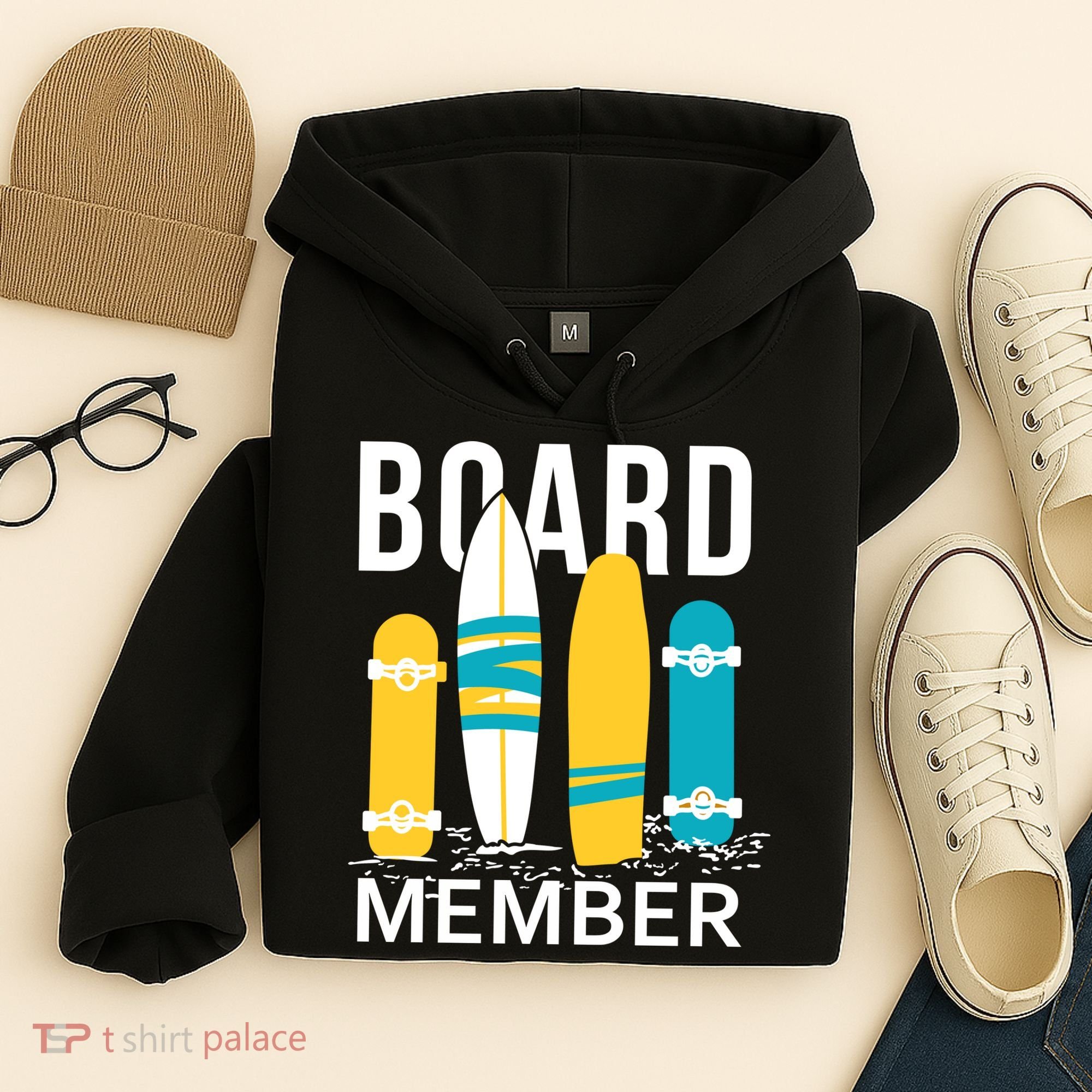 Funny Surfing Board Member Hoodie