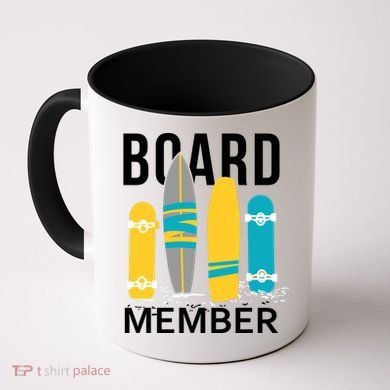 Funny Surfing Board Member Coffee Mug