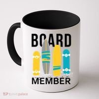 Funny Surfing Board Member Coffee Mug thumb 0
