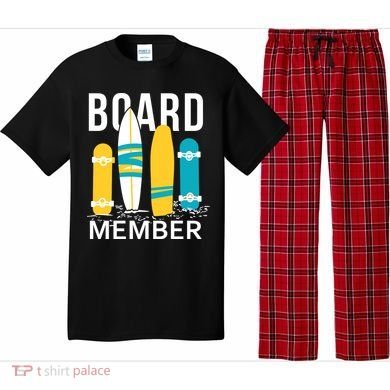 Funny Surfing Board Member Pajama Set