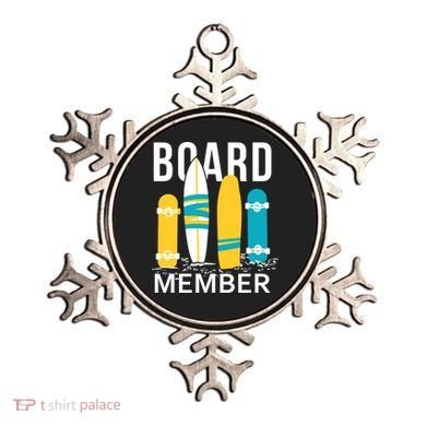 Funny Surfing Board Member Ornament