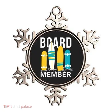 Funny Surfing Board Member Ornament