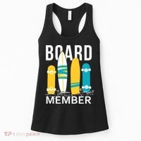 Funny Surfing Board Member Women's Tank Top thumb 0