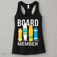 Funny Surfing Board Member Women's Tank Top thumb 3