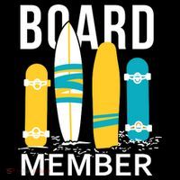 Funny Surfing Board Member Baby Bodysuit thumb 2