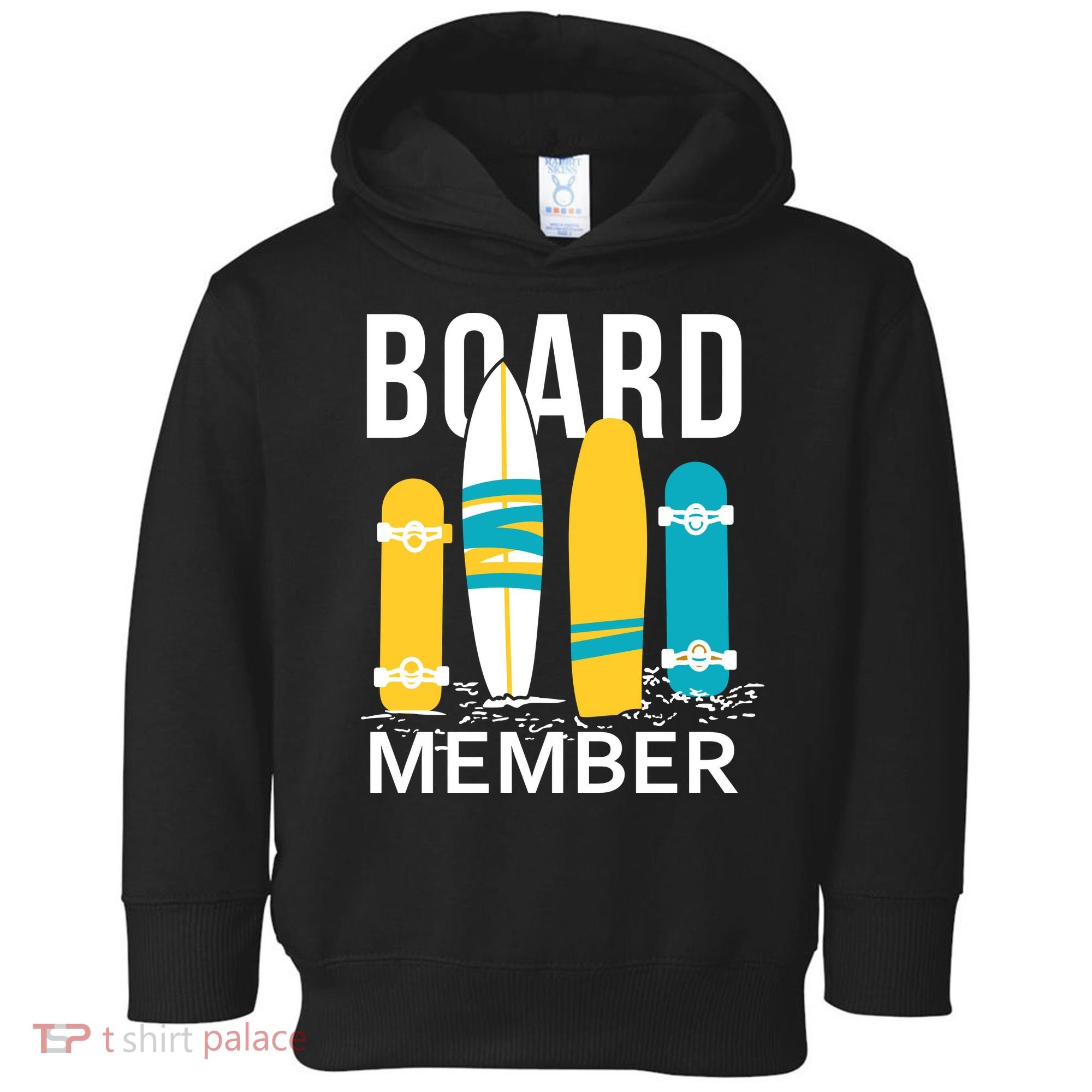 Funny Surfing Board Member Toddler Hoodie