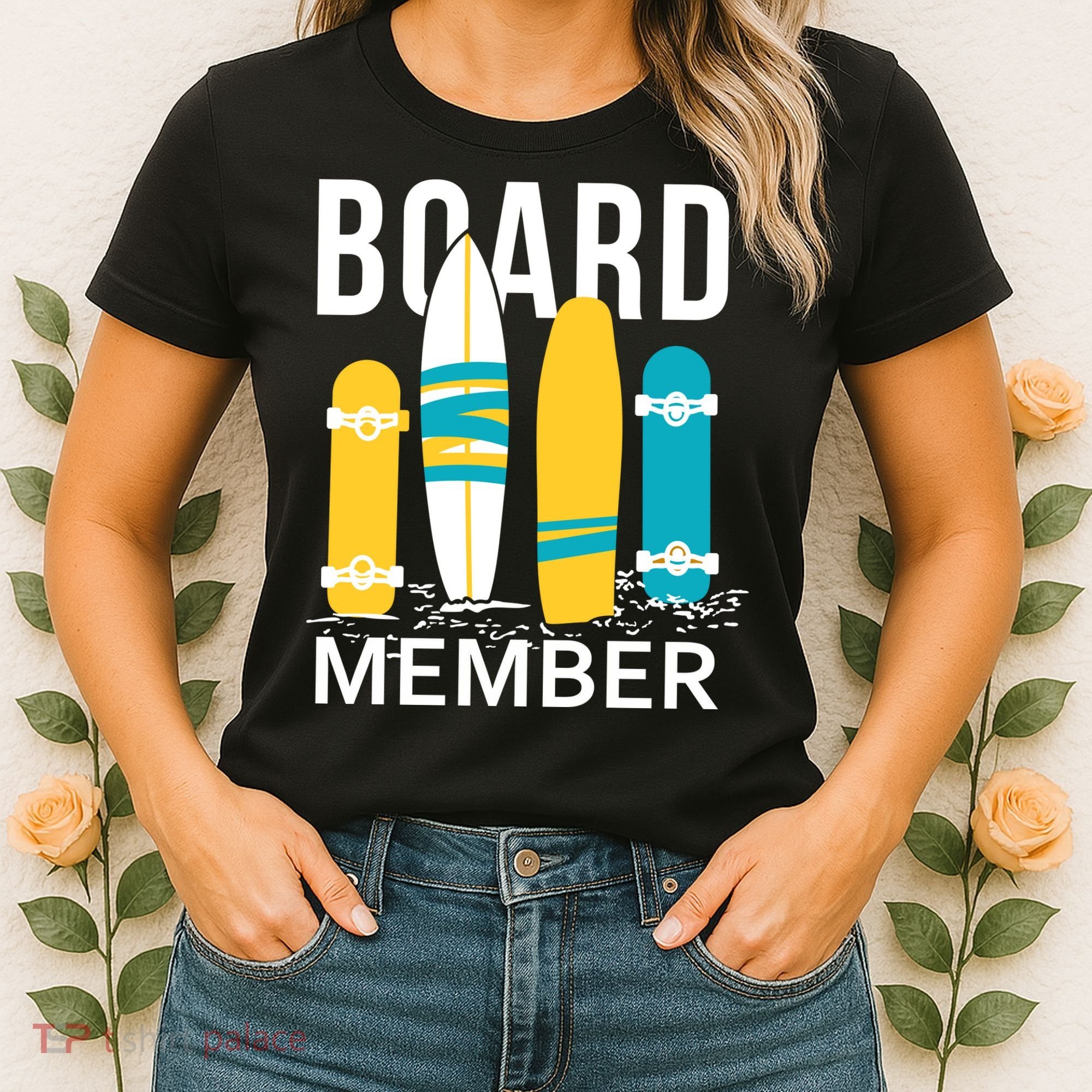 Funny Surfing Board Member Women's T-Shirt
