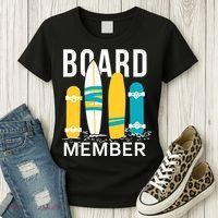 Funny Surfing Board Member Women's T-Shirt thumb 3