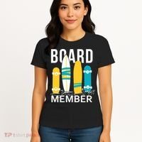 Funny Surfing Board Member Women's T-Shirt thumb 4