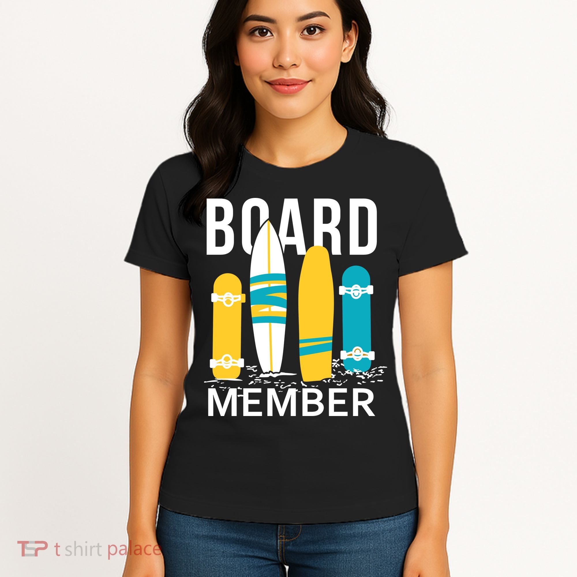 Funny Surfing Board Member Women's T-Shirt