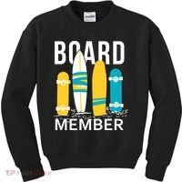 Funny Surfing Board Member Kids Sweatshirt thumb 0