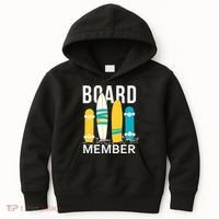 Funny Surfing Board Member Kids Hoodie thumb 0