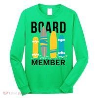 Funny Surfing Board Member Long Sleeve Shirt thumb 0