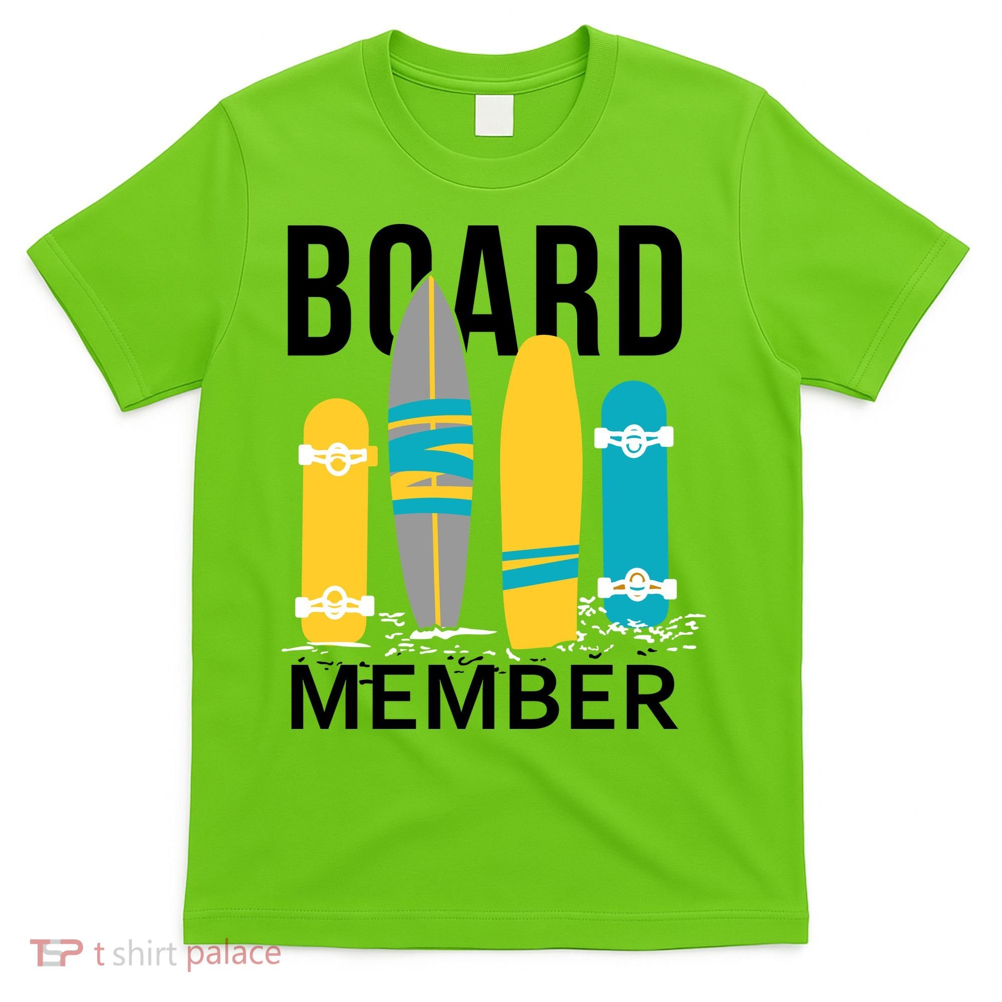 Funny Surfing Board Member T-Shirt