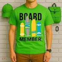 Funny Surfing Board Member T-Shirt thumb 6