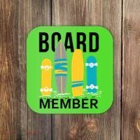 Funny Surfing Board Member Coaster thumb 0