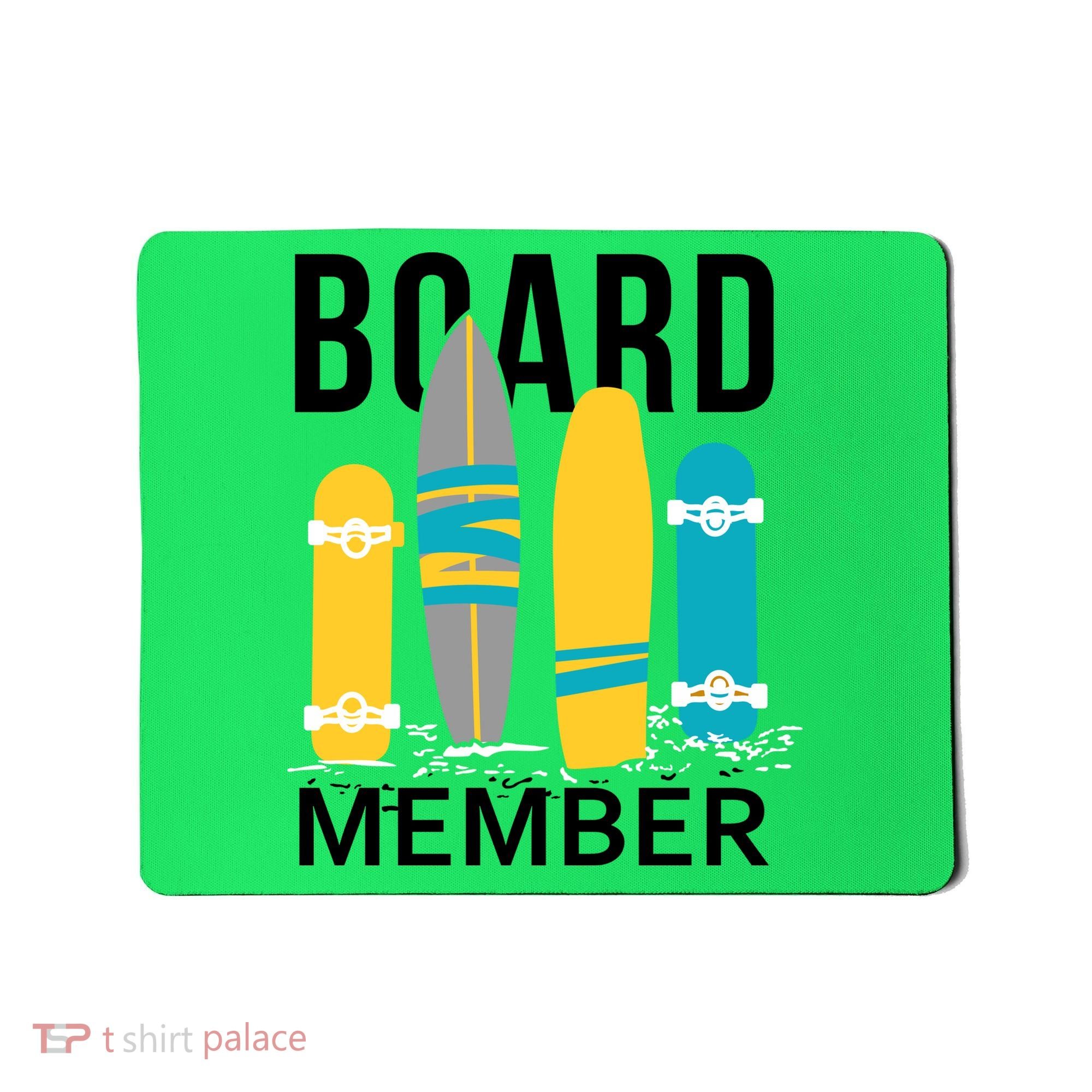 Funny Surfing Board Member Mousepad