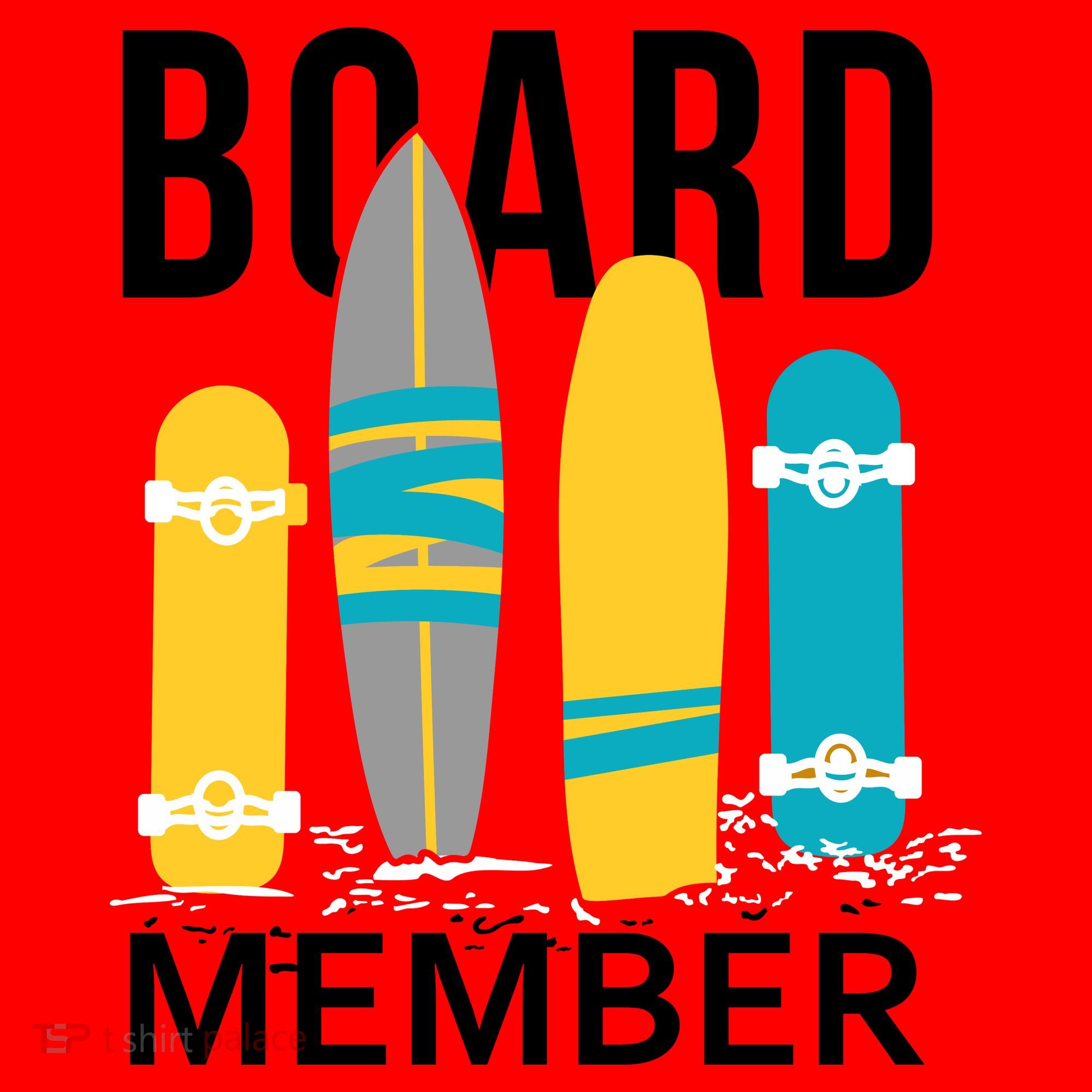 Funny Surfing Board Member Santa Hat