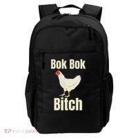 Funny Sarcastic Bok Bok Bitch Novelty Backpack thumb 0