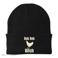 Funny Sarcastic Bok Bok Bitch Novelty Beanie thumb 0