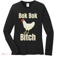 Funny Sarcastic Bok Bok Bitch Novelty Women's Long Sleeve Shirt thumb 0