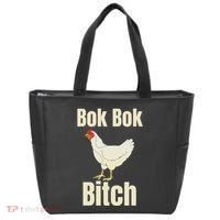 Funny Sarcastic Bok Bok Bitch Novelty Tote Bag thumb 0