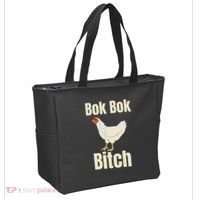 Funny Sarcastic Bok Bok Bitch Novelty Tote Bag thumb 2