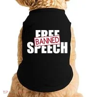 Free Speech Banned Doggie Tank thumb 0