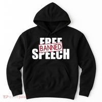 Free Speech Banned Hoodie thumb 0