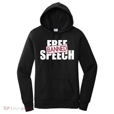 Free Speech Banned Women's Hoodie