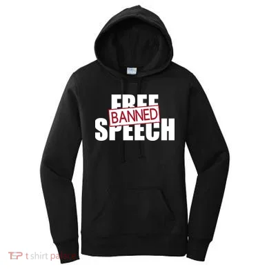 Free Speech Banned Women's Hoodie
