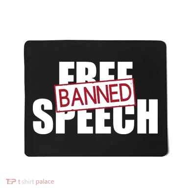 Free Speech Banned Mousepad