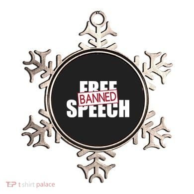 Free Speech Banned Ornament