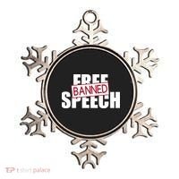 Free Speech Banned Ornament thumb 0